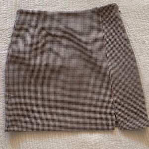 Lucy Paris Houndstooth Mini Skirt